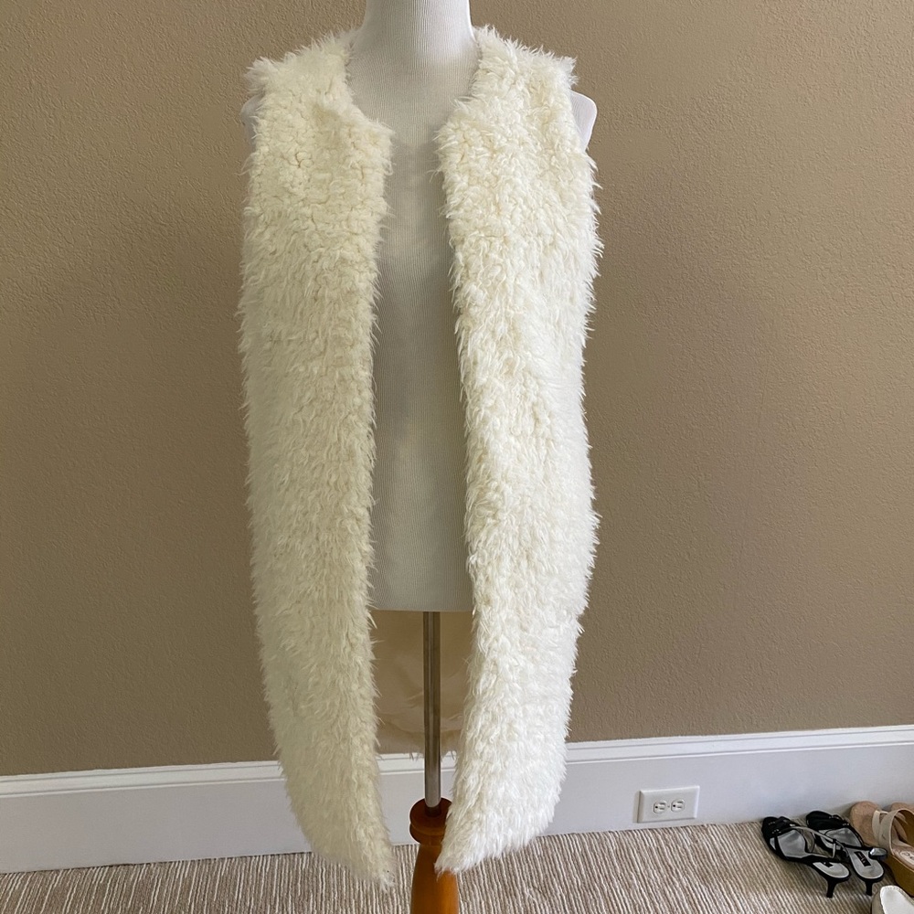 Long Faux Fur Vest